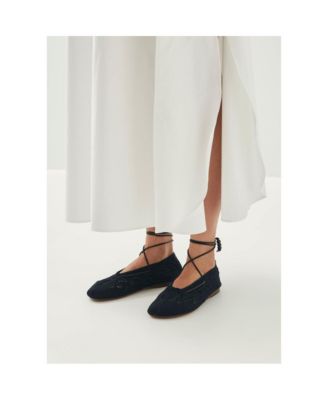 Women's Rosemary Crochet Ballet Flats