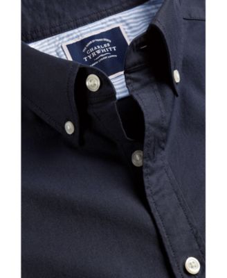 Men's Slim Fit Button-Down Washed Oxford Shirt