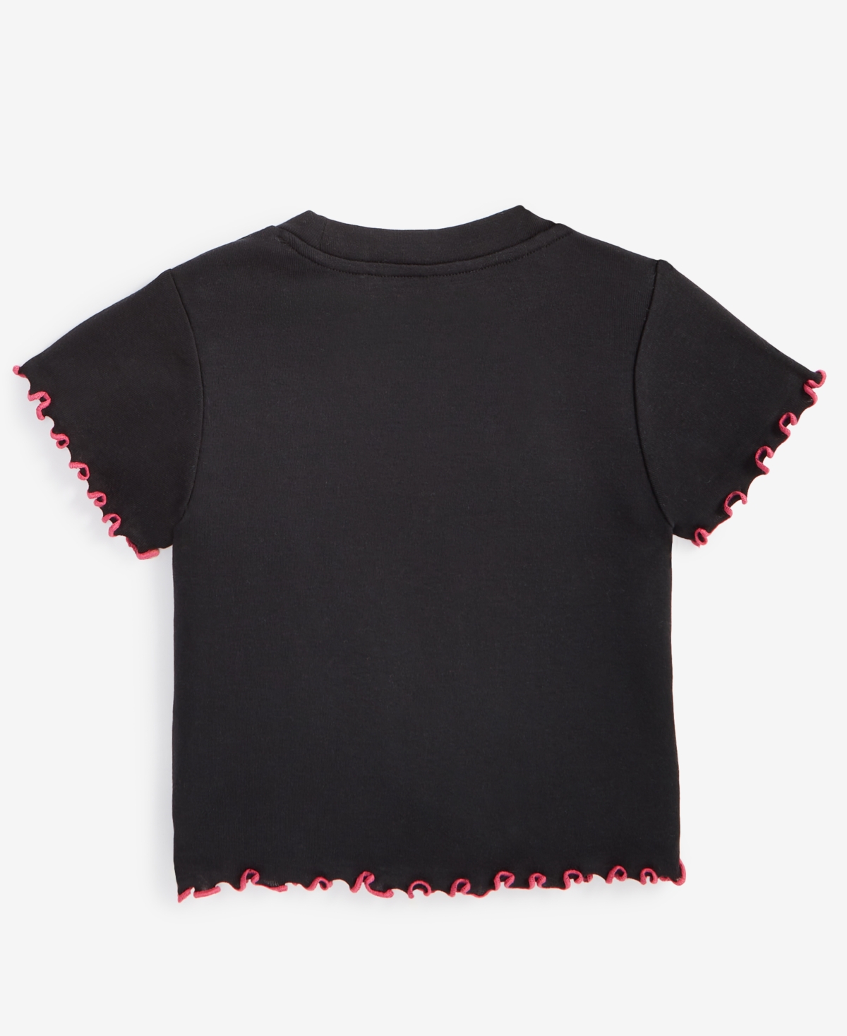WITH JULES BIG GIRLS LETTUCE-EDGE T-SHIRT 