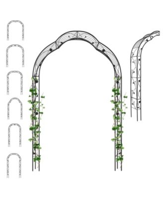 Garden Arch Arbor Trellis for Climbing Plants Roses Vines
