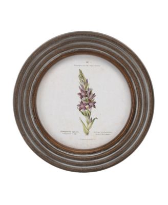 Framed Floral Print for Elegant Wall Art and Home Accents (Set of 6)