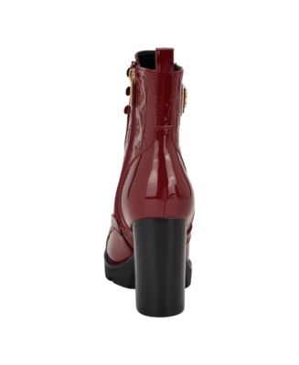 Women's Neadyn Heeled Lug Sole Lace Up Hiker Booties