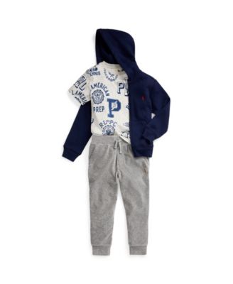 Boys' 2T-7 Cotton Fleece Hoodie