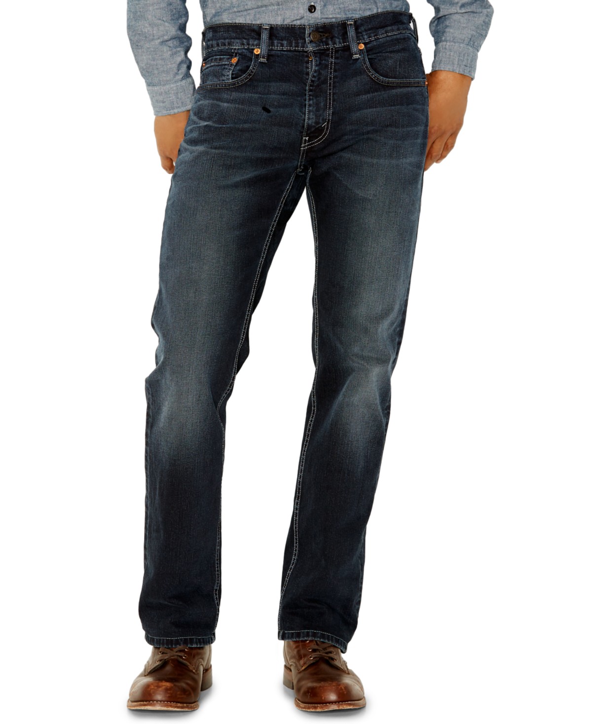 Мужские джинсы Levi's Men's 559 Relaxed Straight-Fit Stretch Jeans — фото 1