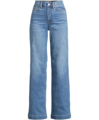 Women's Recover High Rise Wide Leg Blue Jeans