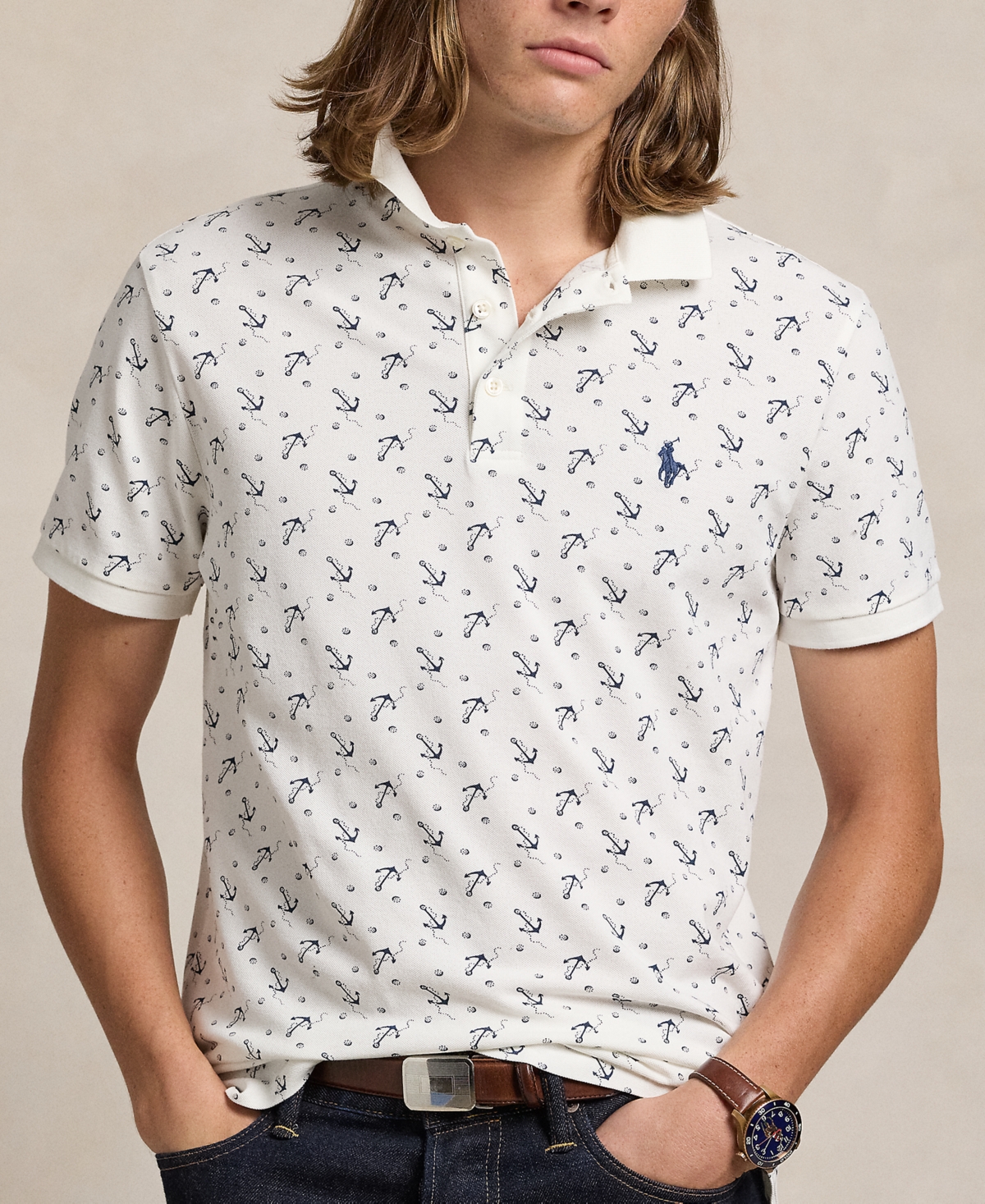 Polo Ralph Lauren Men's Classic-Fit Stretch Mesh Polo Shirt