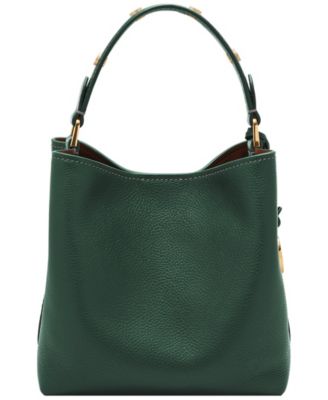 Fossil Jessie Leather Small Bucket Crossbody Bag