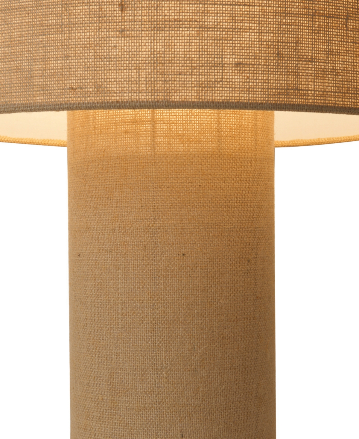Nova of California Moonlight 19" Natural Burlap 4-Way Rotary Switch Table Lamp