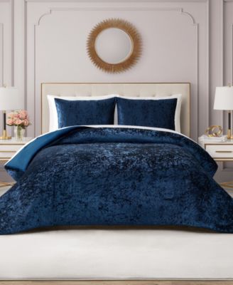 Crushed Velvet 2-Pc. Comforter Set, Twin