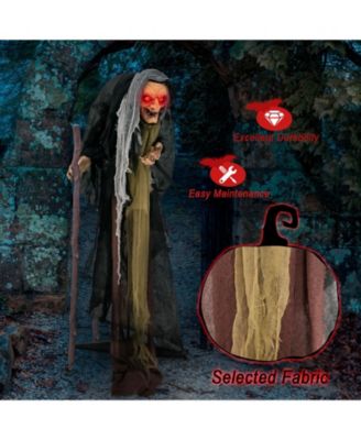 Life Size Animatronic Witch with Pre-Recorded Phrases