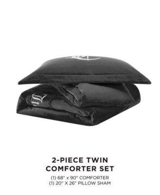 Reversible Velvet Comforter Set, Twin/Twin XL