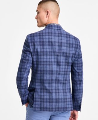 Men's Slim-Fit Plaid Sport Coat, Created for Macy's