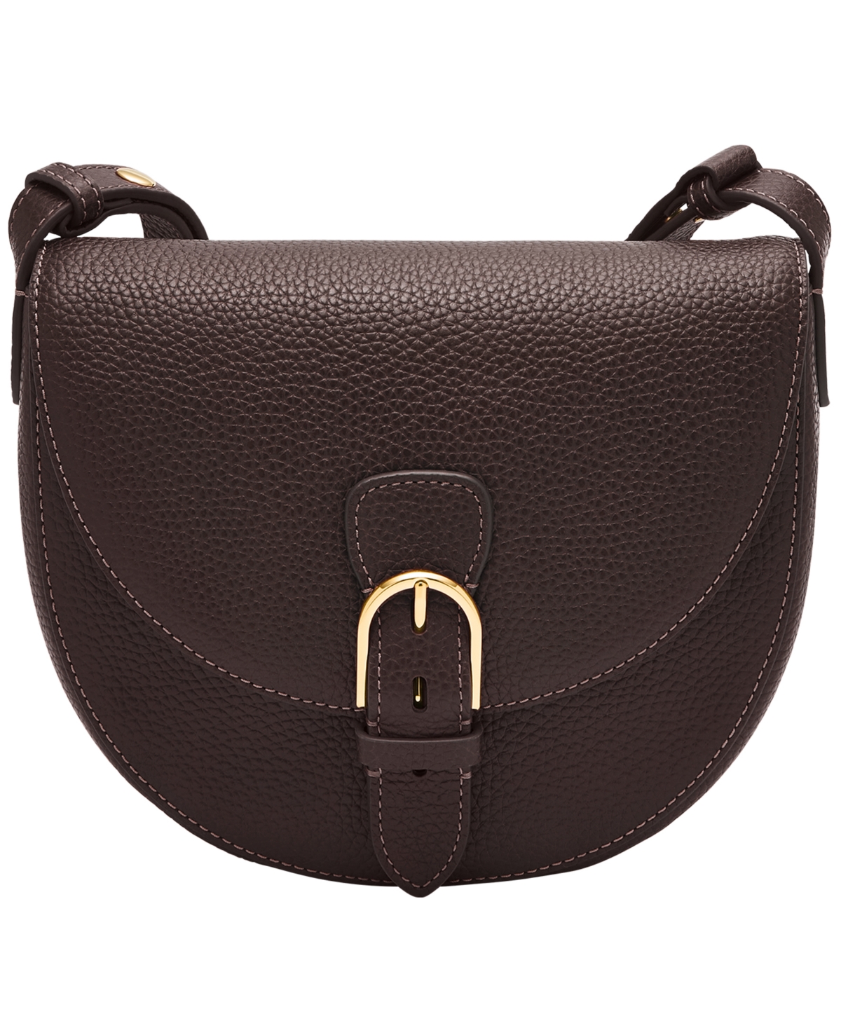 Everleigh Leather Small Flap Crossbody Bag - Mink