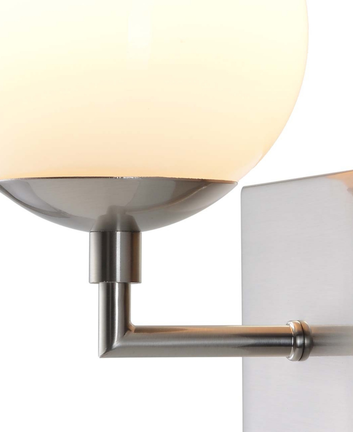 Nova Of California Globe 10'' Switch Wall Sconce In Satin Nickel