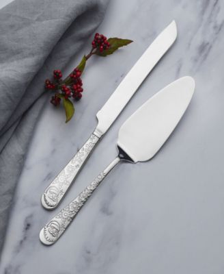 Towle - Stainless Steel Santa 2-Pc. Dessert-Server Set