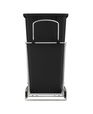 Pullout Trash Can 35 qt. for Kitchen Cabinets, Black, RV-12KD-18C S