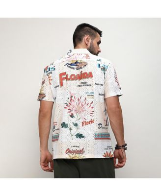 Men's Multicolour Retro Graphic Shirt