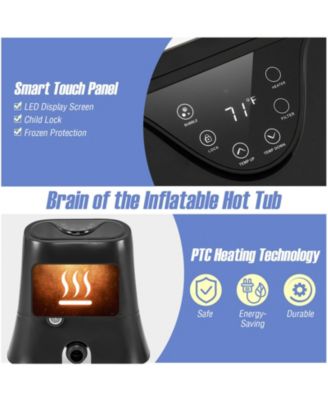 70 Inches Round SPA Pool Hottub with 110/130 Air Jets Electric Heater Pump