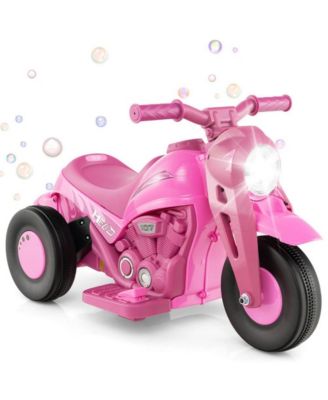 6V Kids Electric Ride on Motorcycle with Bubble Maker and Music
