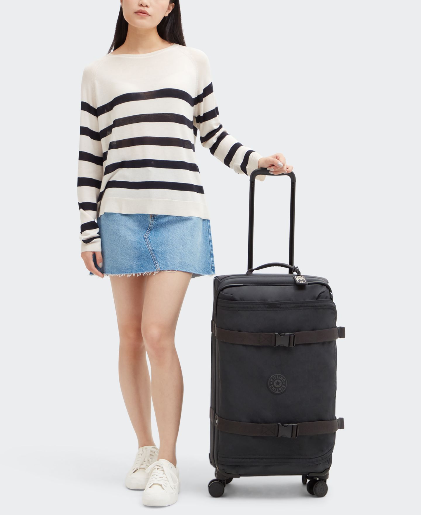 Чемодан Kipling Spontaneous Medium Rolling Luggage, цвет: Чёрный — фото 8