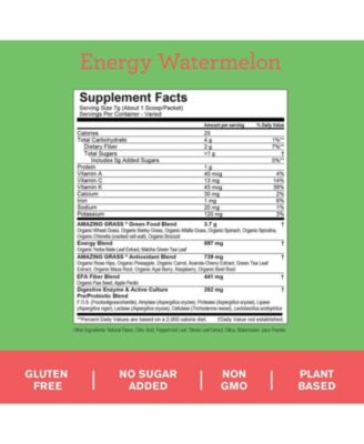 Amazing Grass, Green Superfood Energy, Watermelon, 14.8 oz, 60 Servings