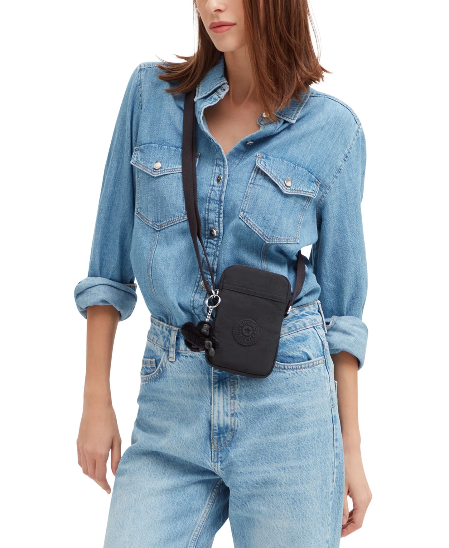 Женская сумка Kipling Tally Mini Crossbody, цвет: Чёрный — фото 4