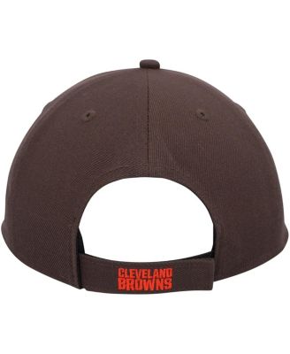 Men's Brown Cleveland Browns MVP Adjustable Hat