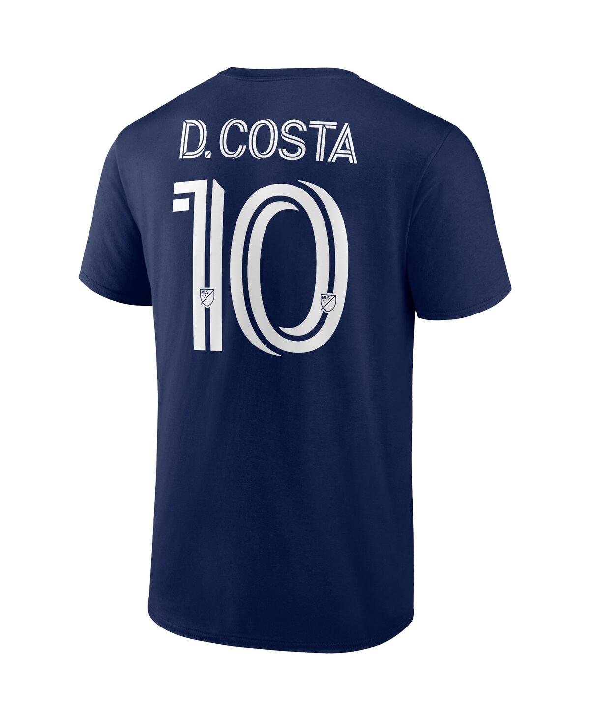 Fanatics Men's Douglas Costa Navy La Galaxy Authentic Stack Name Number T-shirt In Navy