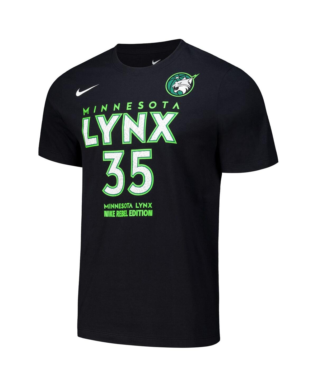 Nike Men's And Women's Alissa Pili Black Minnesota Lynx 2024 Wnba Draft Name Number T-shirt In Black