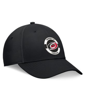 Men's Black Carolina Hurricanes Authentic Pro Training Camp Flex Hat