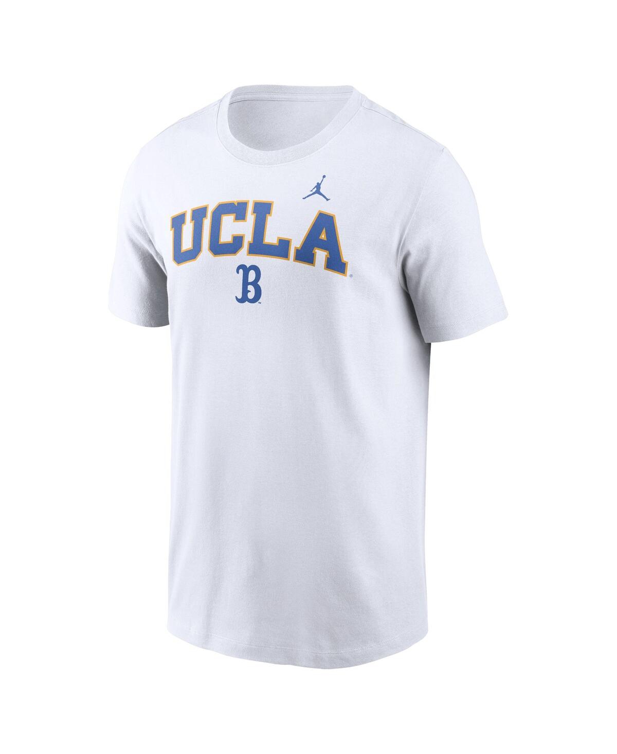 Jordan Men's White Ucla Bruins Blitz 2-hit T-shirt In White