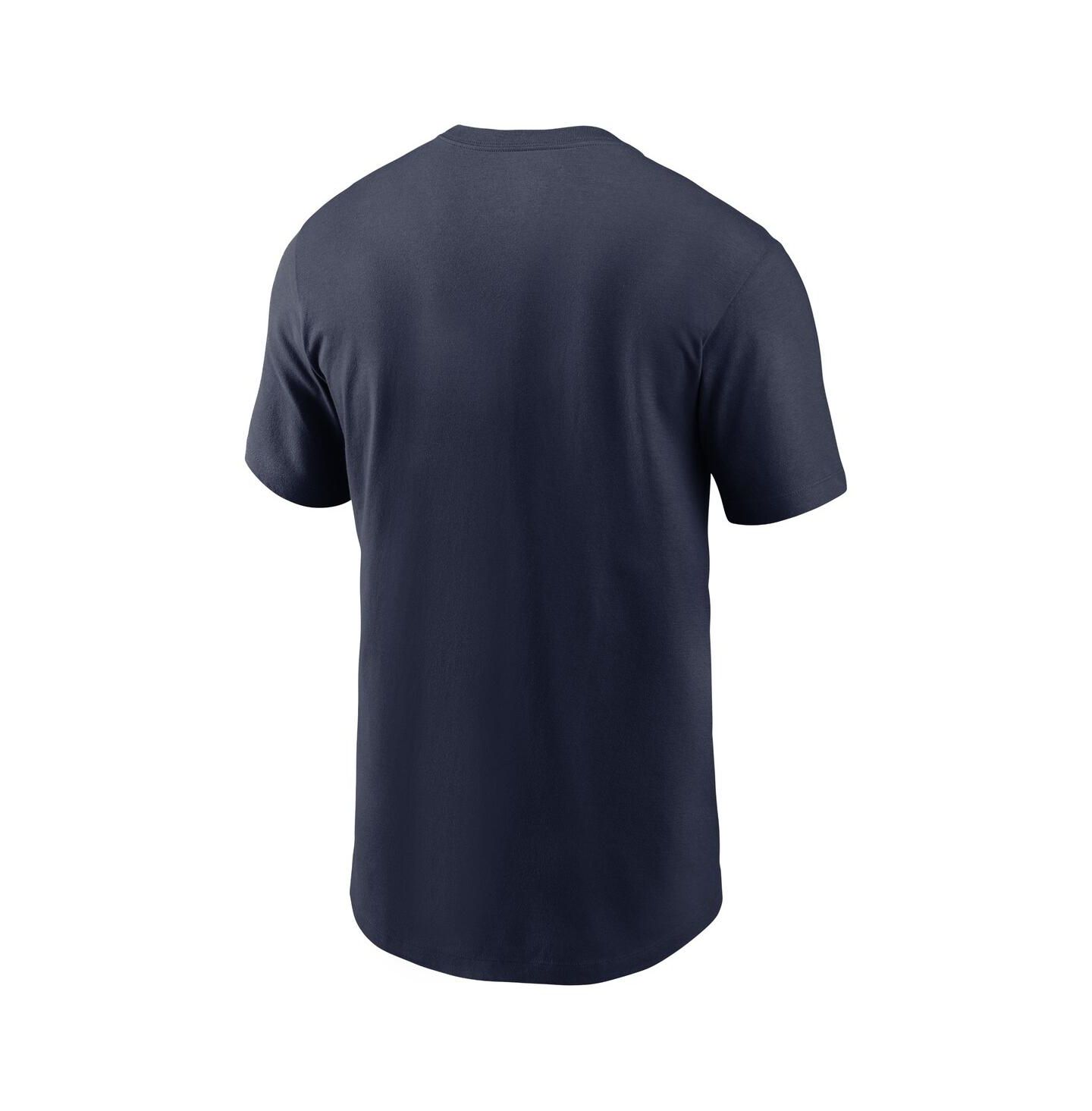Мужская футболка Nike Navy Denver Broncos Primetime Wordmark Essential — фото 3