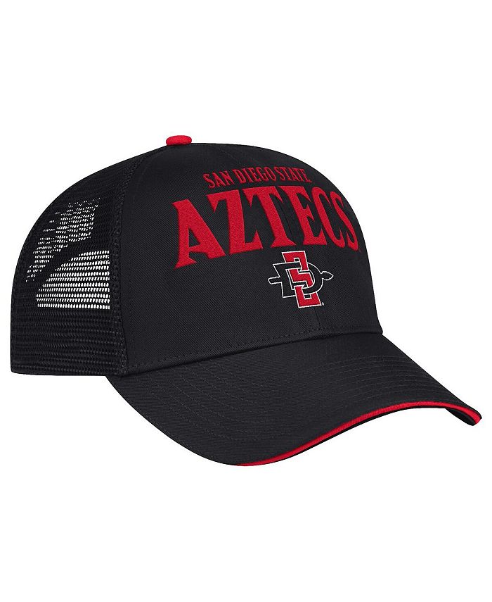 Colosseum Men's Black San Diego State Aztecs Wyatt Primary Team Trucker ...