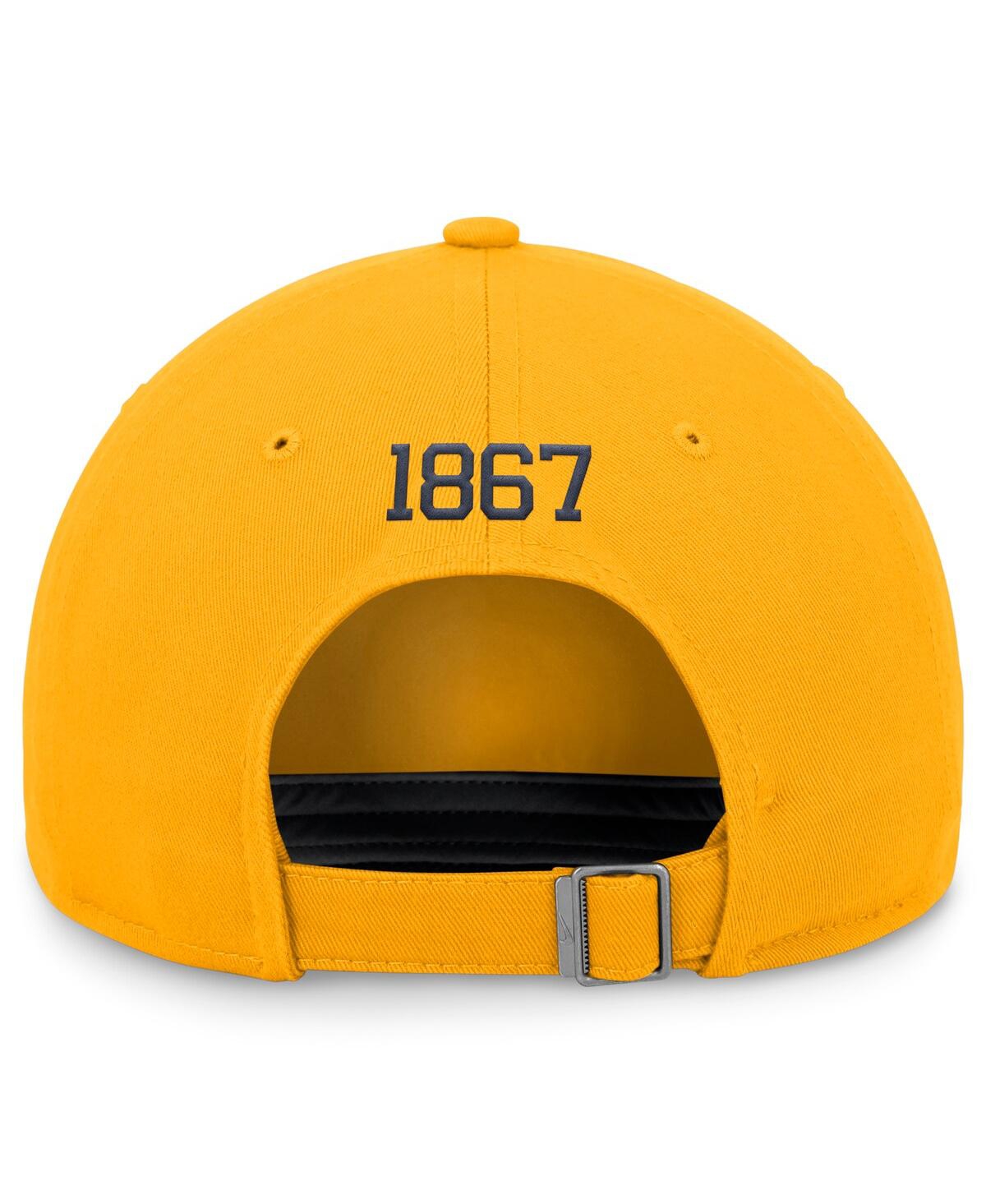 Nike Men'sWest Virginia Mountaineers Legacy Club Performance Adjustable Hat - Gold