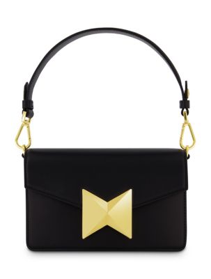 Classic Leather Gold Plated Hardware Shoulder Bag