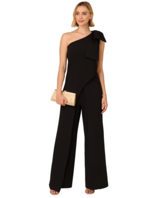 One luxuriate Shoulder Bow Jumpsuit In