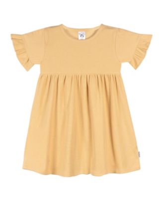 Toddler Girls Short Sleeve and Sleeveless Dress, 2 Pack