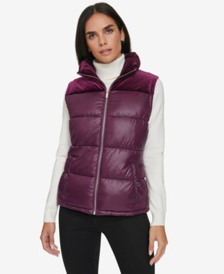 Calvin klein women's puffer vest online