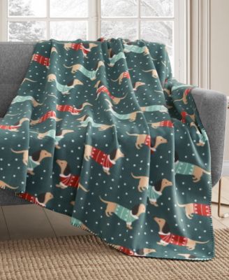 Birch Trail - Printed Fleece Throw Blanket, 50" x 60"