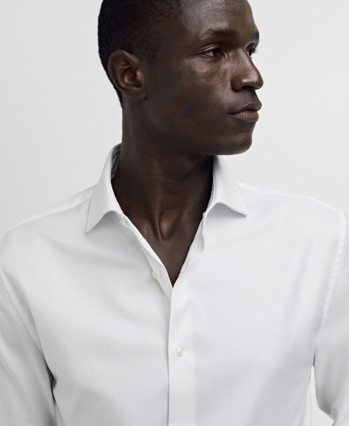 Mango Men's Structured Dress Shirt