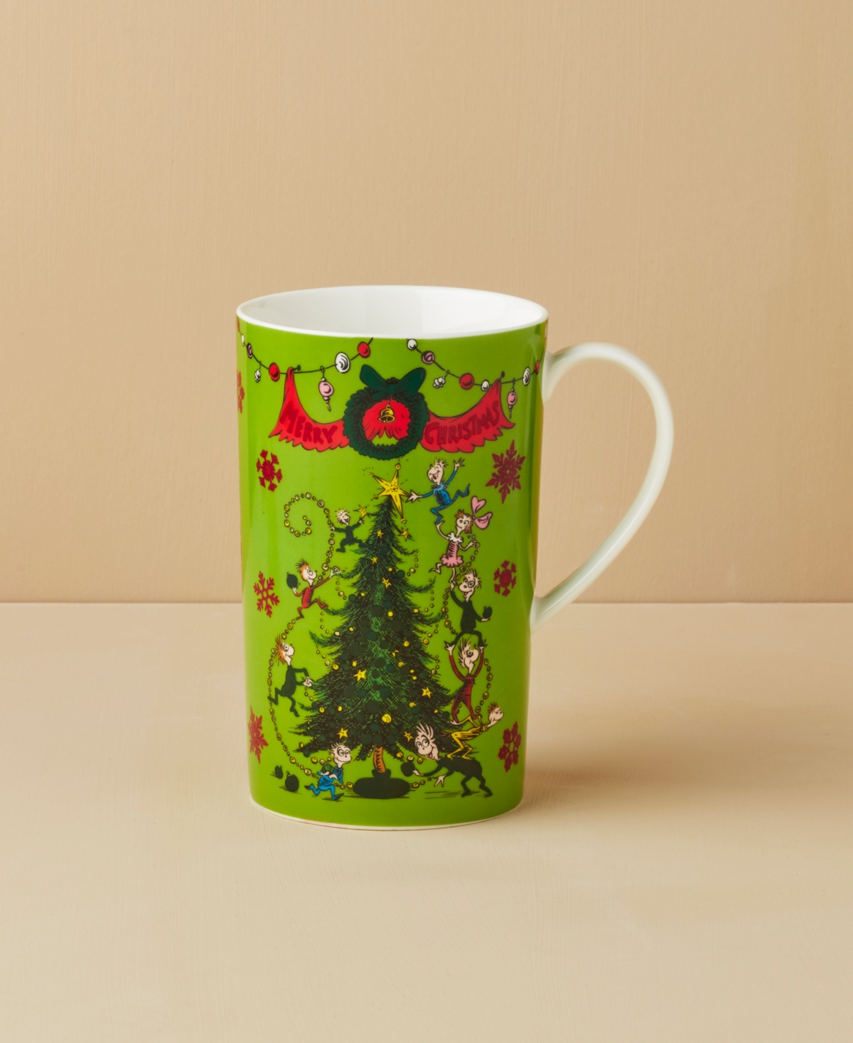 Lenox Grinchmas Heat Sensitive Magic Mug In Ivory