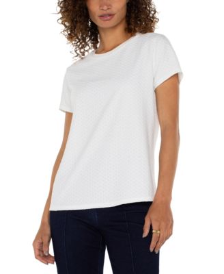 Women's Jacquard Crewneck T-Shirt 