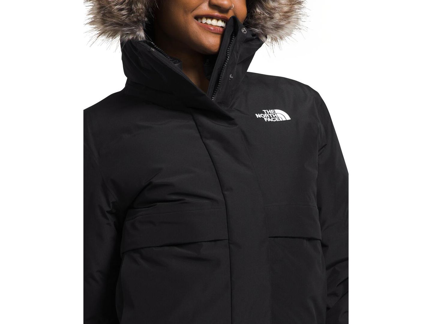 Женская куртка The North Face Arctic Bomber, цвет: Чёрный — фото 4
