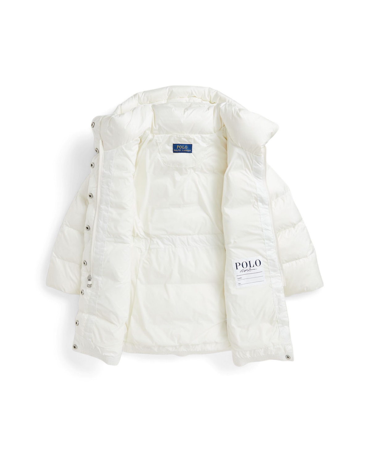Polo Ralph Lauren Toddler And Little Girls Quilted Long Jacket