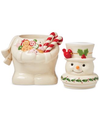 Happy Hollydays Snowman Cookie Jar
