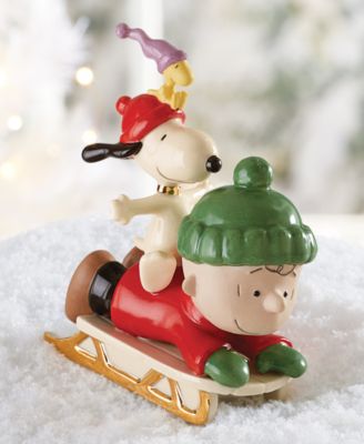 FROM THE VAULT! Snoopy Sledding Adventure Figurine