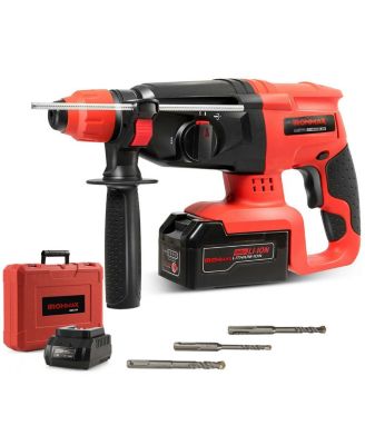 20V Cordless Lithium-Ion SDS Plus Rotary Hammer Drill 3 Mode w/
