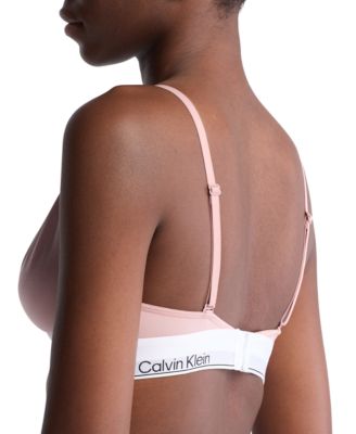 Women's Modern Cotton Lightly Lined Triangle Bralette- QF5650