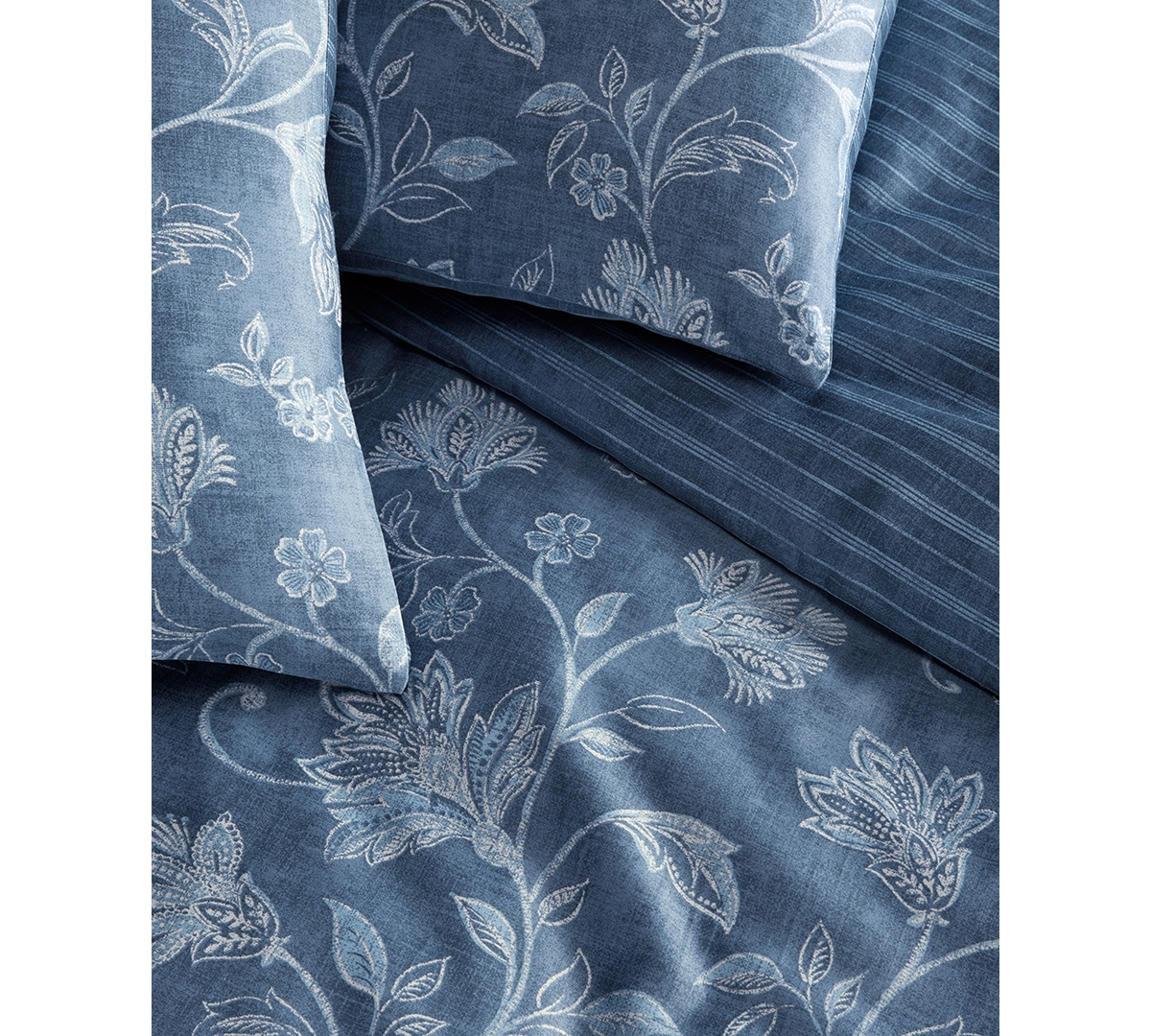 Charter Club Azure Jacobean 3-Pc. Comforter Set, Full/Queen, Exclusively at Macy's
