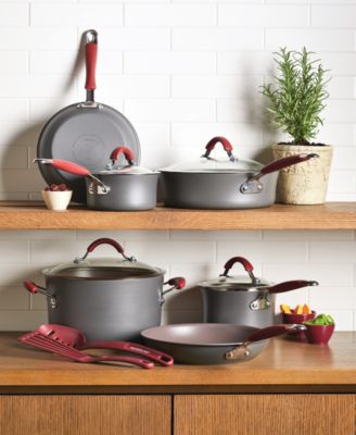 Cucina Hard-Anodized Nonstick 12-Pc. Cookware Set